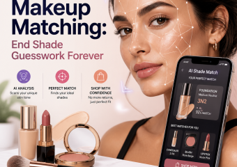 AI-powered makeup matching app finding perfect foundation shades for all skin tones